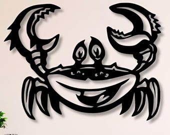 Crab Dxf SVg Png Files , Crab , Sea , Food , Wall , Art , Cut , File , For , Cnc , Plasma , Laser