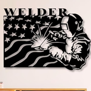 Welder Sign Dxf ,Svg, Png , files, Laser cut , Weld , Weldman , Metal Craft , For Cnc , Laser , Plasma , Cricut , Glowforge