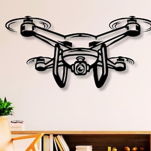 Drone Dxf Svg Png Files , Drone , Fly , Wall , Decor , Art , Vectorel , Cut , File , For , Cnc , Plasma , Laser