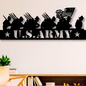 US Army Dxf Svg Png Files , Army , American Soldier , Military , Soldiers , America , Flag , Heros , Veteran , Cut File For Cnc Plasma Laser
