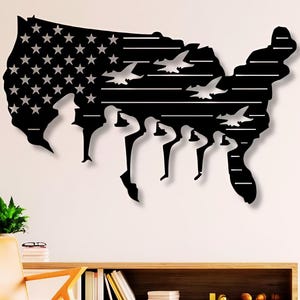 Veteran Dxf , Svg , Png , Files , American , Flag , Soldier , Plane , Warcraft , Map , Cut , File , For , Cnc , Plasma , Laser