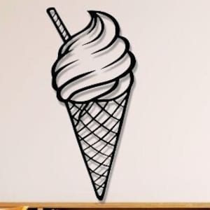 Eiscreme Dxf, SVG, Png, Files, Eis, Sahne, Kegel, Sommer, Sweety, Cut, File, Für, Cnc, Laser,Plasma,