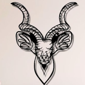 Deer Face Dxf Svg Png  Files Deer Animal Head Portrait Cut File For Cnc Plasma , Laser