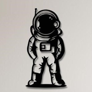 Astronauta Dxf, Svg, Png, File, Ufo, Spazio, Alieno, Dxf, Svg, Astronauta, Per Cnc, Laser, Plasma, Cricut, Glowofrge