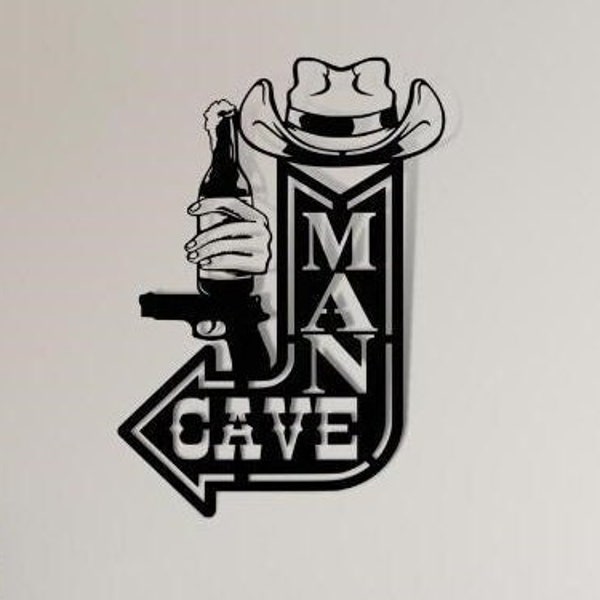 Man Cave Dxf , Svg , Png , File , Files , Man Cave Svg , Laser cut , Garage , Game Room , For Cnc , Laser , Plasma  , Cricut , Glowforge
