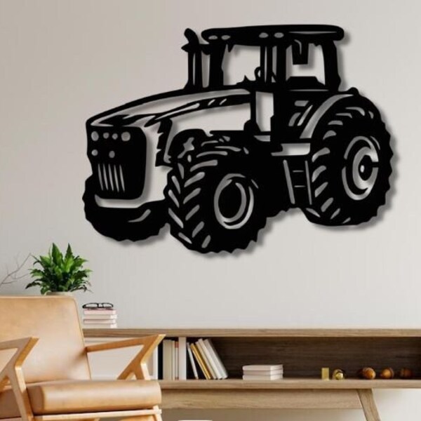 Tractor Dxf , Svg , Png , Files - Wall art , Laser cut , Tractor , Farm , Farmer , For Cnc , Laser , Plasma , Glowforge , Water jet