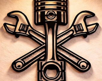 Pliki Mechanika Dxf Svg Png Naprawa tłoków samochodowych Częściowy plik do cięcia dla CNC Plasma Laser Cricut Glowforge Xtool