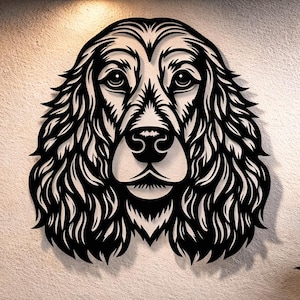 Cocker Spaniel Svg Dxf Png Files Wall Art