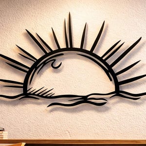 Sun Scene Svg Dxf Png Files  Wall Art, CNC Plasma Laser Cut files