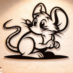Maus SVG DXF PNG Dateien Vektor Kunst für Cnc Laser Cricut