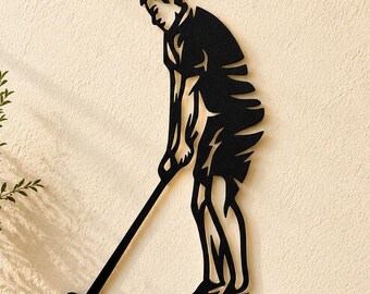 Golfer Dxf Svg Png Files Golf Man Ball Stick Sport Cut File Knock , Cut , File , For , Cnc , Plasma , Laser