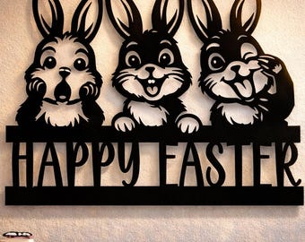 Easter Bunny Dxf, Rabbit Cut File for Laser, Dxf Plasma, Cnc