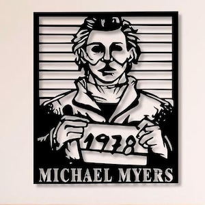 Michael Myers Dxf Svg  Files Laser Cut File Halloween Plasma, Michael, Myers , Halloween , Horror , Killer Cut File For Cnc Plasma Glowforge