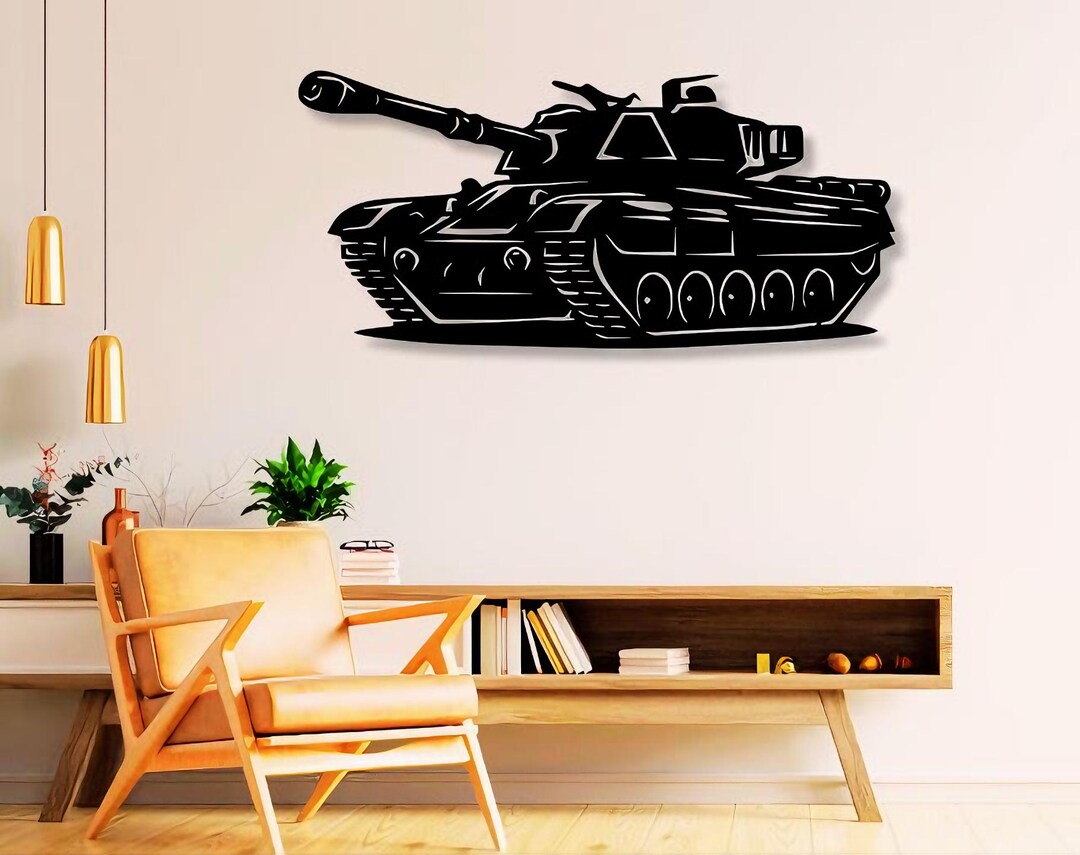 Tank Dxf Svg Png Files Military Vehicle Vector Cut File for Cnc Plasma ...