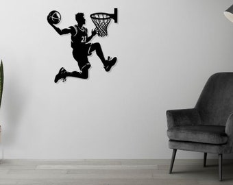 Support Murale Main Robotique Pour Ballon - Décoration Punk - Rangement Basket & Football - Blanc