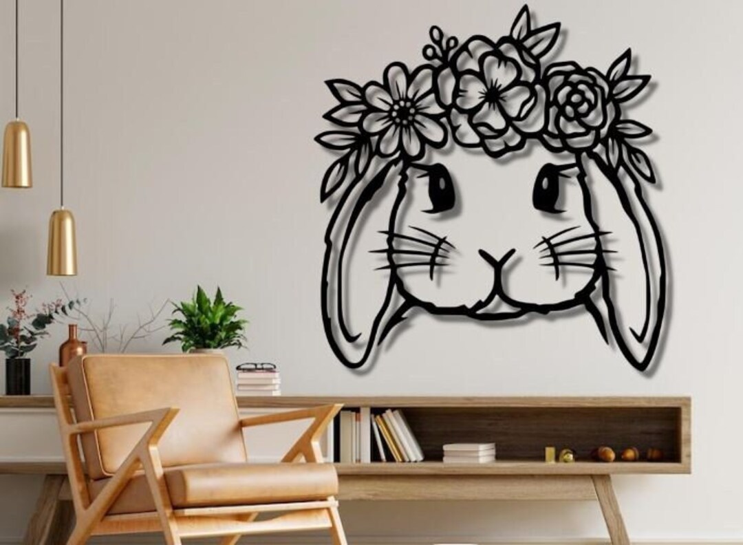 Rabbit Crown Dxf , Svg , Png , Files , Bunny , Spring , Easter , Rabbit ...