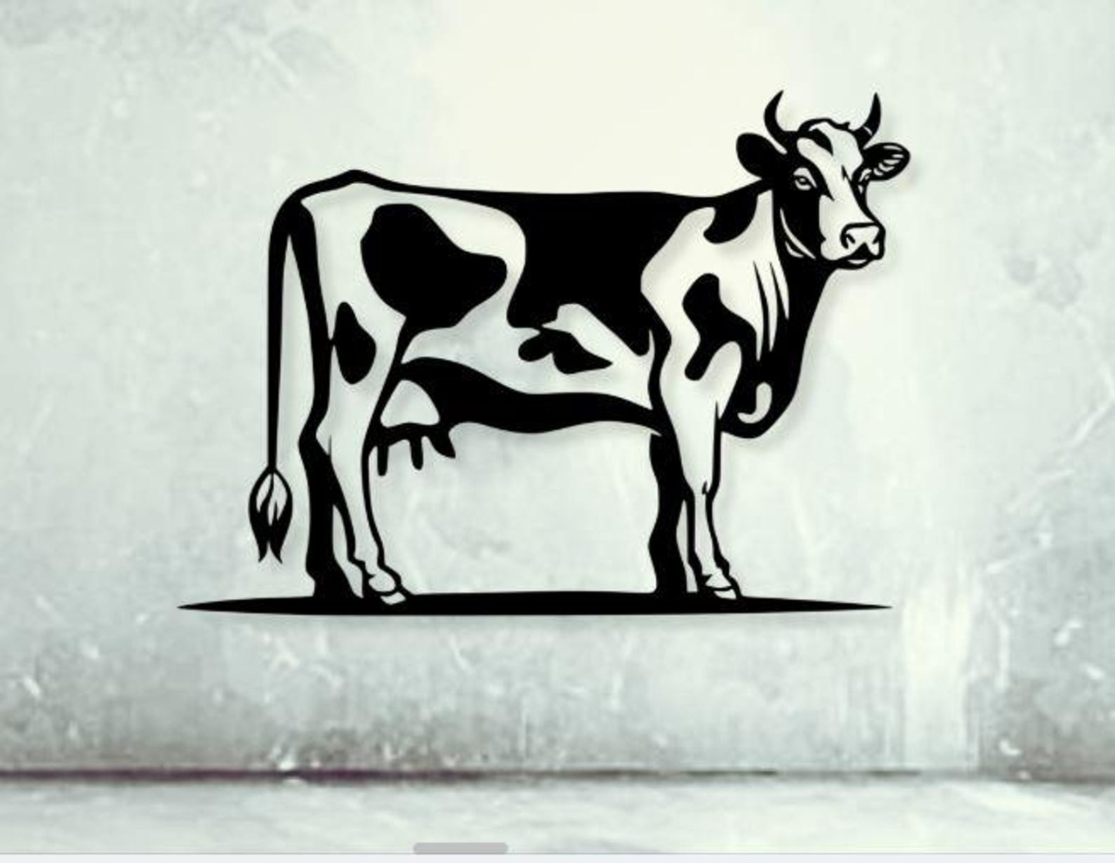 Cow SVG DXF PNG Files Vector Art Cut for Cnc Plasma Laser Cricut - Etsy