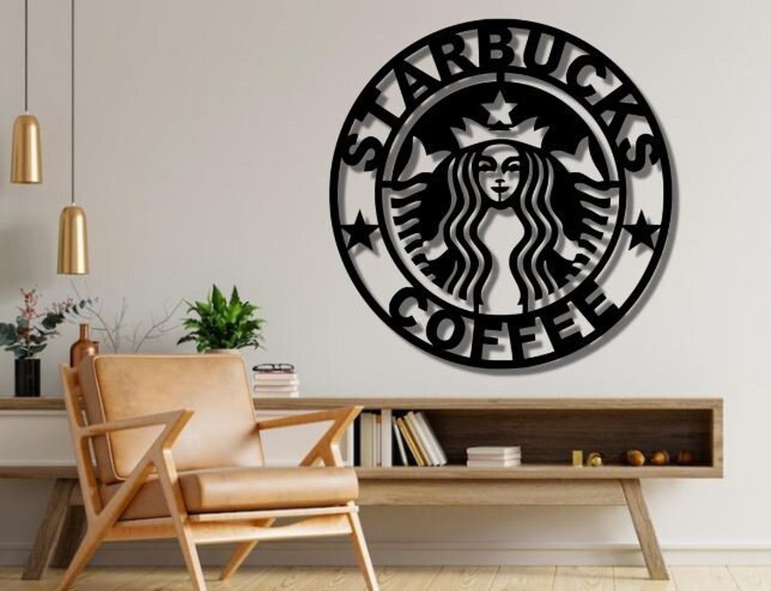 Starbucks Coffee Dxf , Svg , Png , Files , Starbucks , Coffee , Wall
