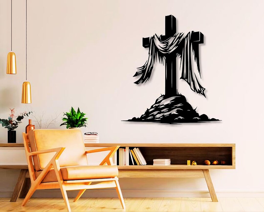 Christian Cross Wall Art, CNC Laser Cut File (svg, Dxf, Png) - Etsy UK