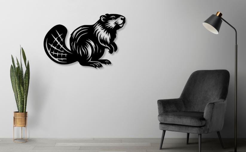 Beaver Svg Dxf Png Files Vector Art Cut File for Cnc Laser Plasma ...