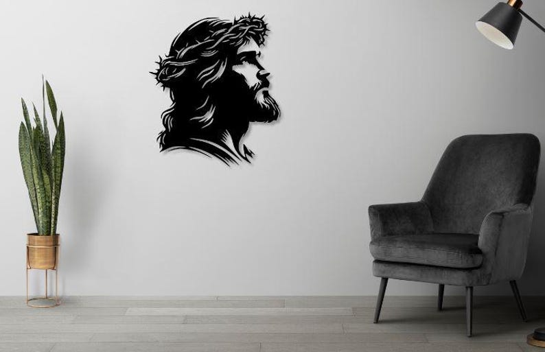 Jesus Metal Wall Art Files, CNC Plasma Laser Cut (svg, Dxf, Png) - Etsy