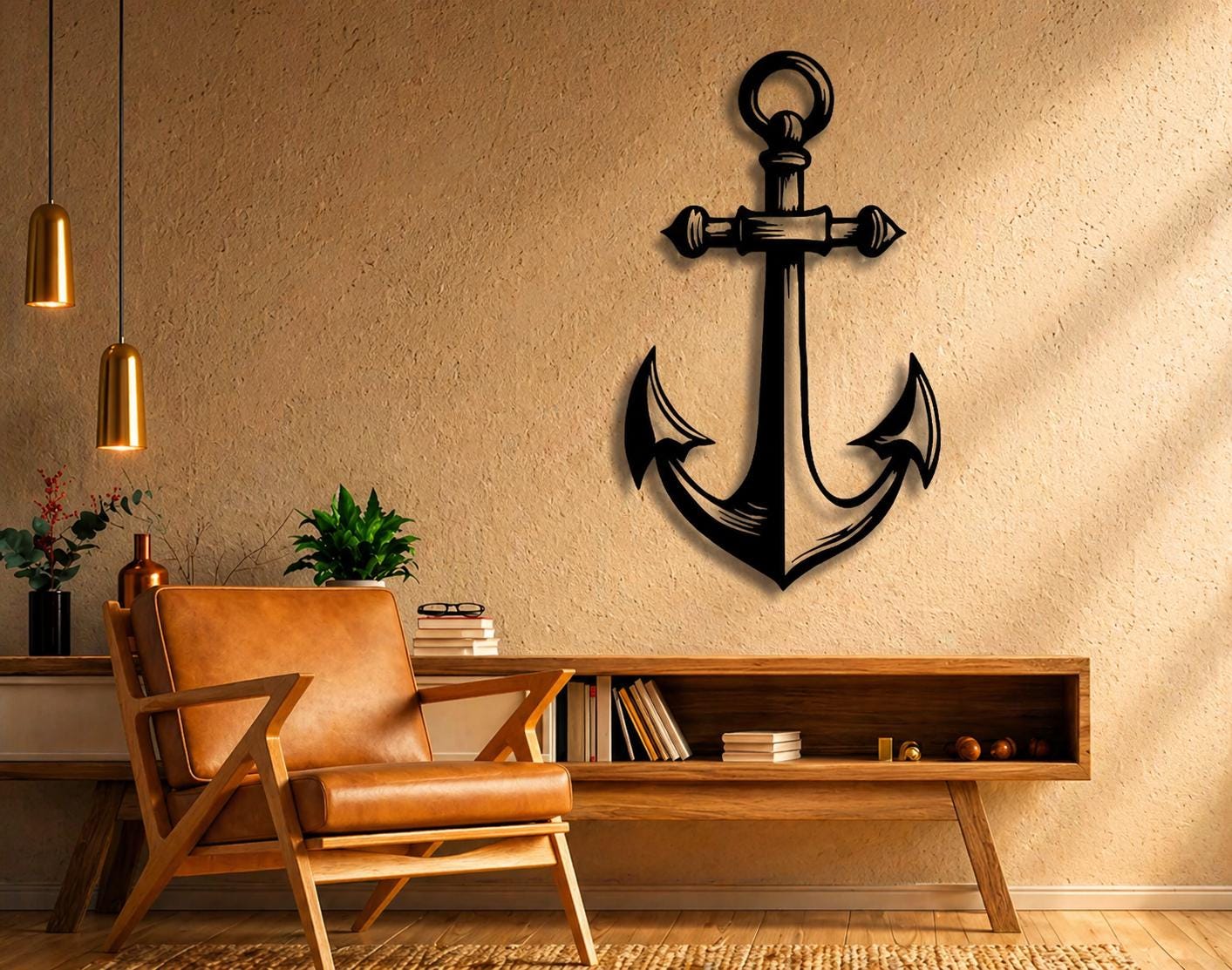 Anchor Dxf Svg Png Files Marine Seamanship Laser Cut File for Cnc ...