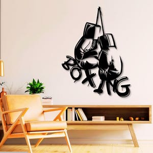 Archivos Dxf Svg Png de Boxeo, Boxeo, Guantes, Guante, Pelea, Caja, Archivo de Corte para Cnc Plasma Laser Glowforge