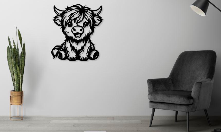 Highland Dxf Svg Png Files Vector Art Cut for Cnc Plasma Laser Cricut ...