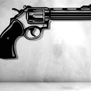 Revolver Dxf Svg Png , Files , Revolver , Gun , Pistol , Cut , File ...