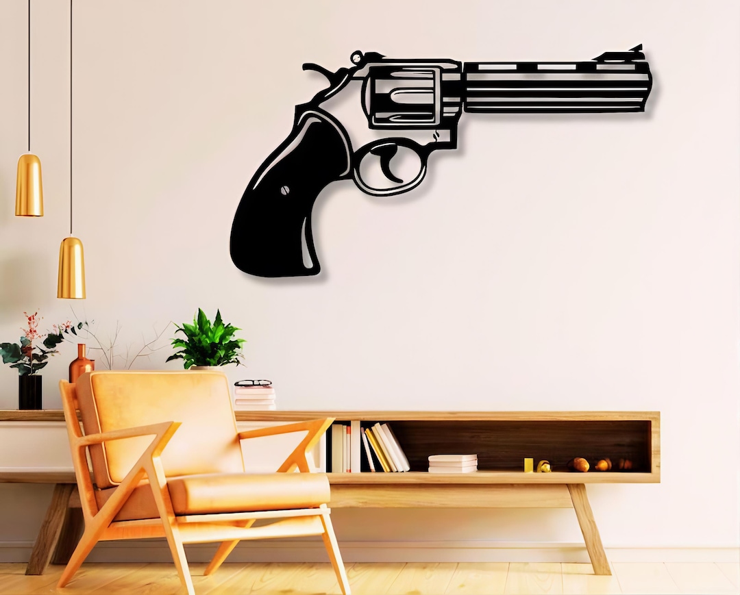 Revolver Dxf Svg Png , Files , Revolver , Gun , Pistol , Cut , File ...