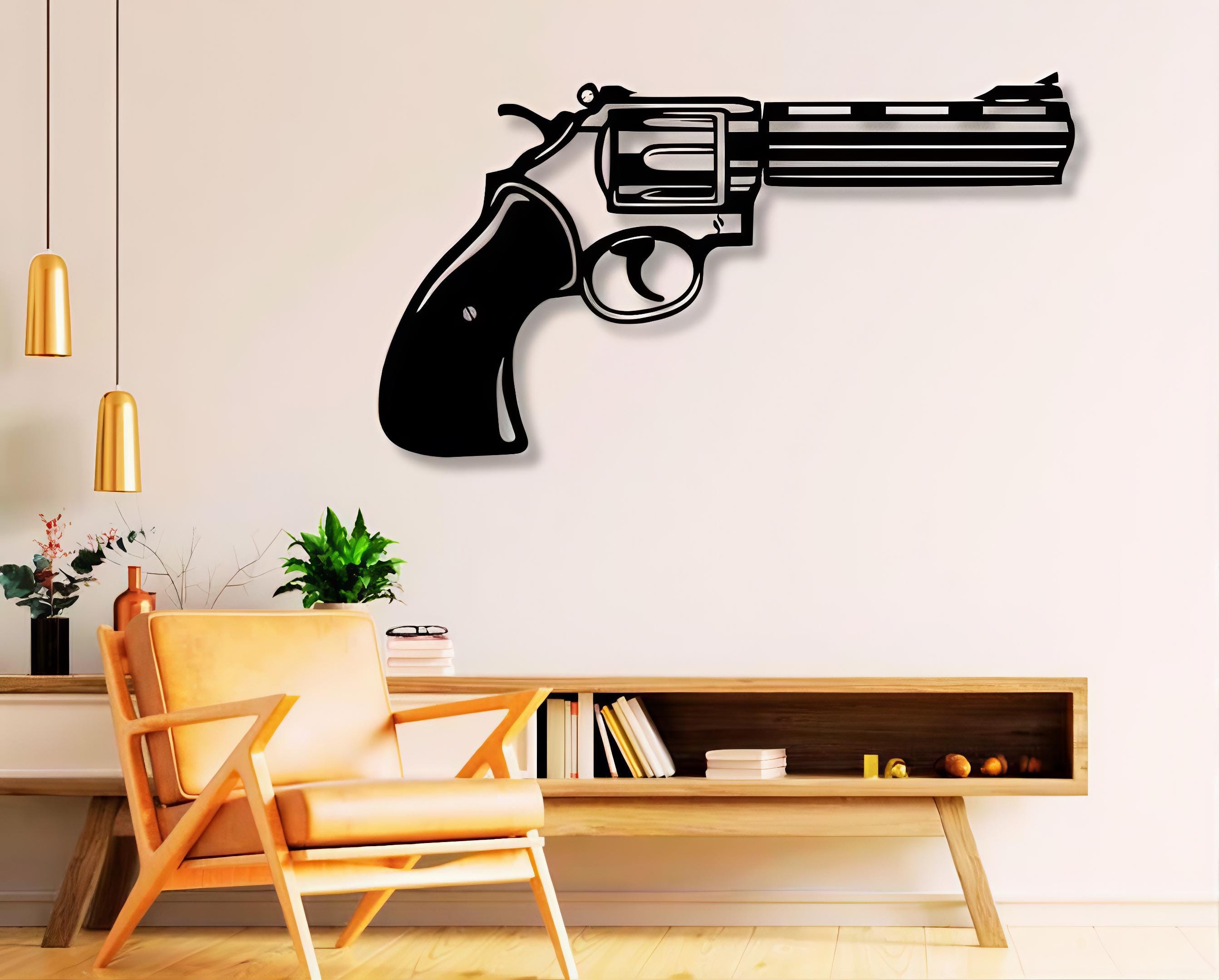 Buy Revolver Dxf Svg Png , Files , Revolver , Gun , Pistol , Cut , File ...