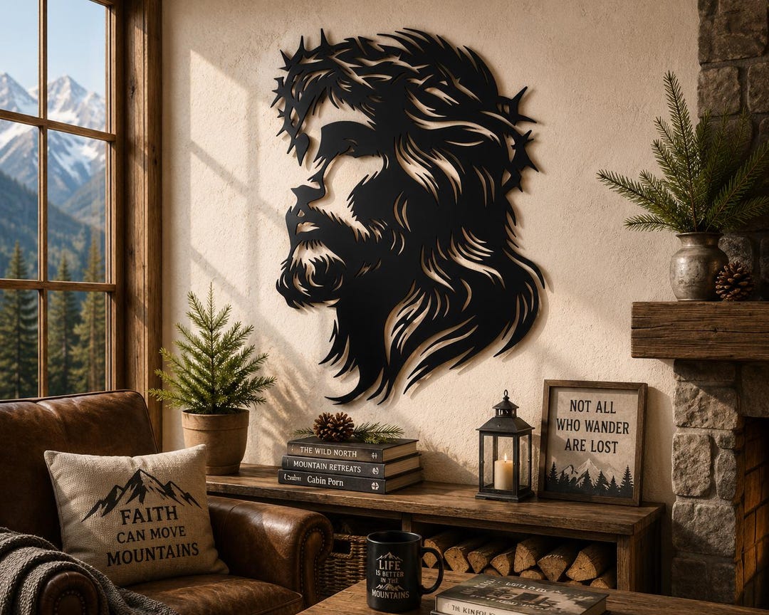 Jesus Christ Wall Art (cnc, Plasma, Laser Cut Files - Svg, Dxf