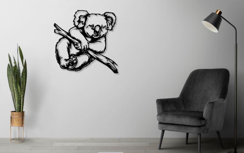 Koala Vector Ripped Koala Svg Dxf Png Files Vector Art Cut File for Cnc Laser Plasma Cricut ...