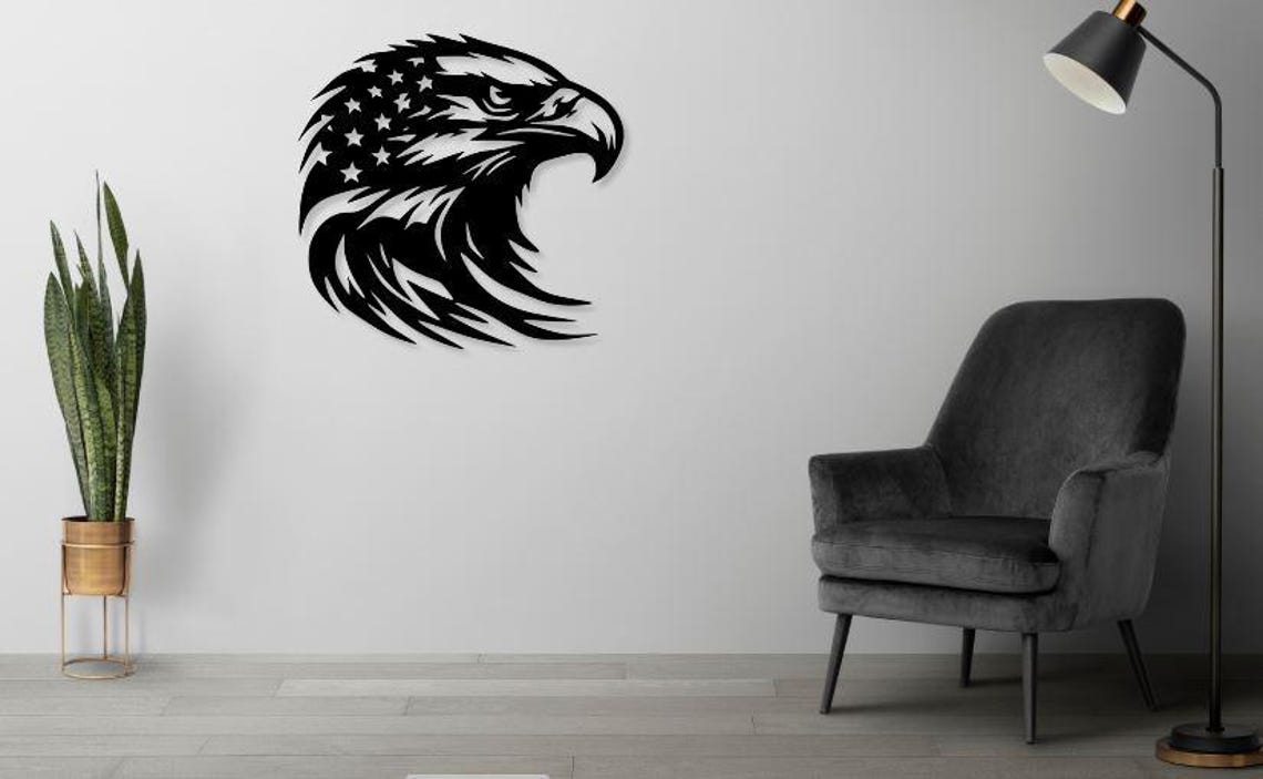 American Eagle Svg Dxf Png Files Vector Art Cut File for Cnc Plasma ...