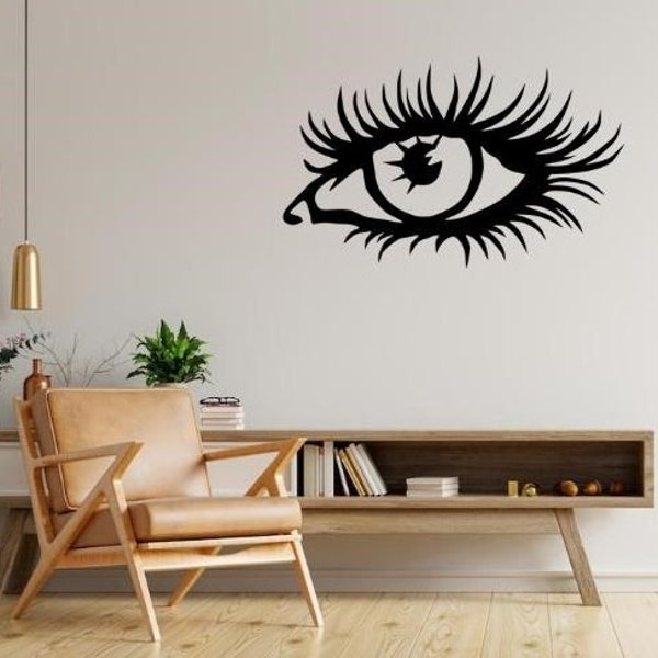 Eye Metal Dxf , Svg , Png , Files , Eye Metal Decor , Laser cut , Wall Art , Eye , For Cnc , Laser , Plasma , Cricut , Glowforge