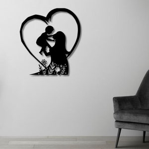 Mothers Day Dxf , Svg , Png , Files , Mom , Child , Moms , Momy , Heart ...