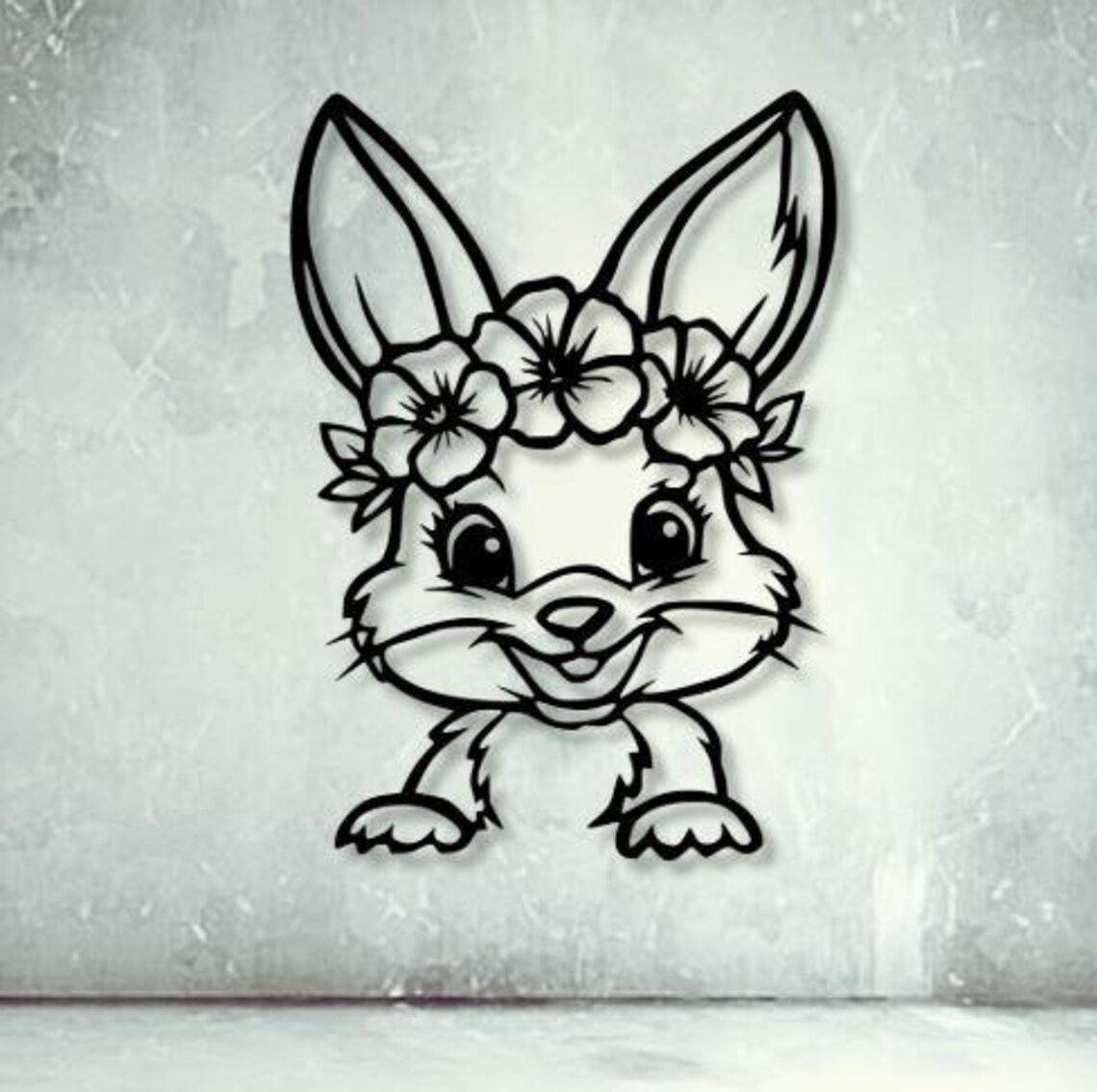 Easter Bunny Svg Dxf Png Files Vector Art Cut for Cnc Laser Plasma ...