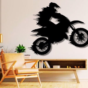 Motorcycle Dxf , Svg , Png , Files , Biker , Rider , Racing , Racer , Race , Motorcross , Mototrial , Cut , File , For , Cnc , Plasma ,Laser