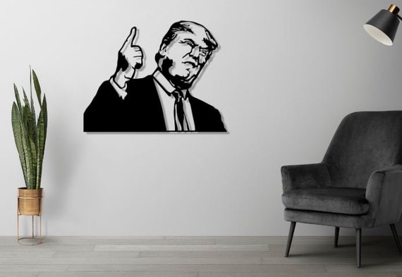 Trump Metal Wall Art Files | CNC Plasma Cut (dxf, Svg, Png) - Etsy