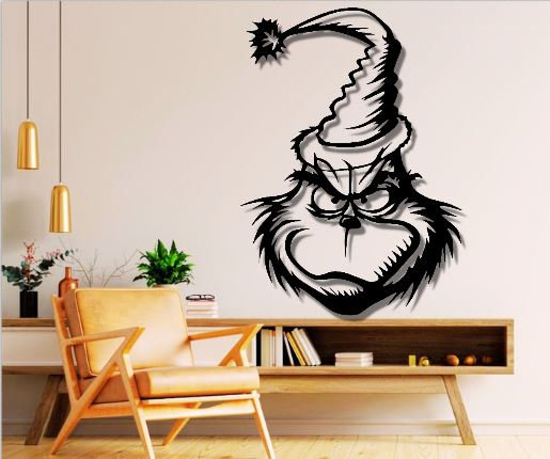 Grinchmas Dxf Svg Png Files , Merry , Christmas , Hat , Grinch , Noel