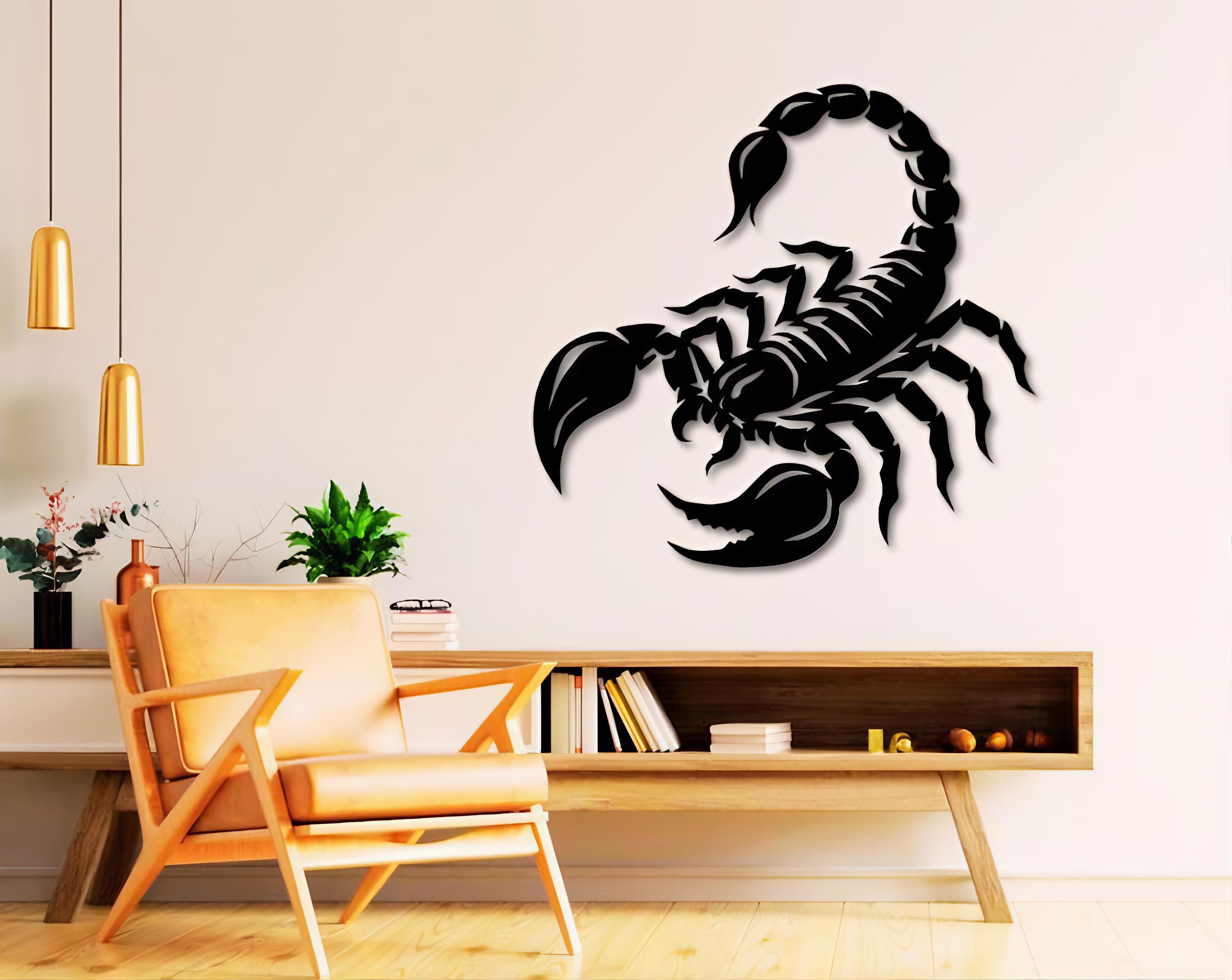 Scorpion Dxf Svg Png Files Scorpions Wall Art Vector File For Cnc Plasma Laser Cricut Glowforge Xtool