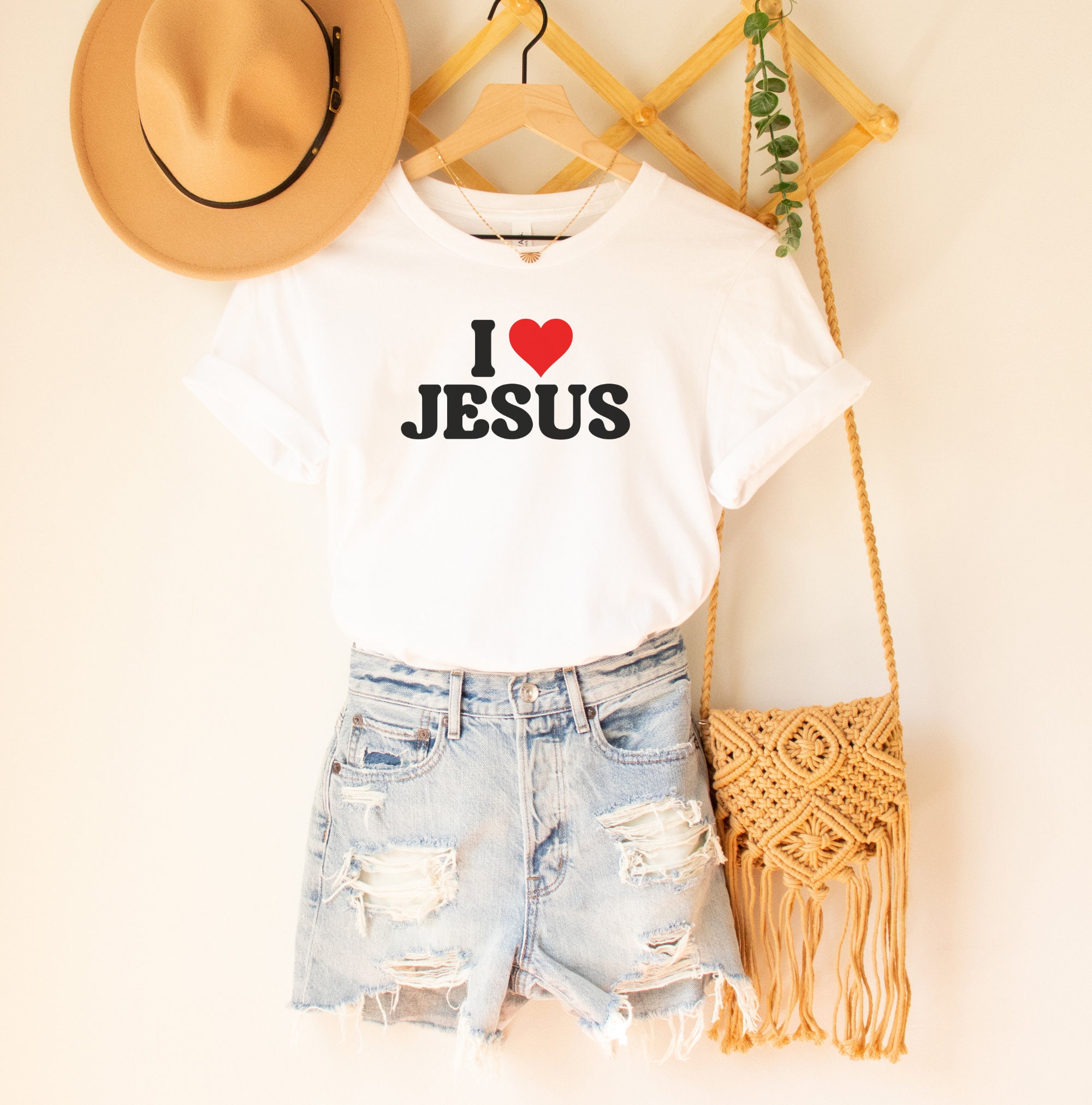 I Love Jesus Shirt Christian Shirt Trendy Christian Tshirt Etsy