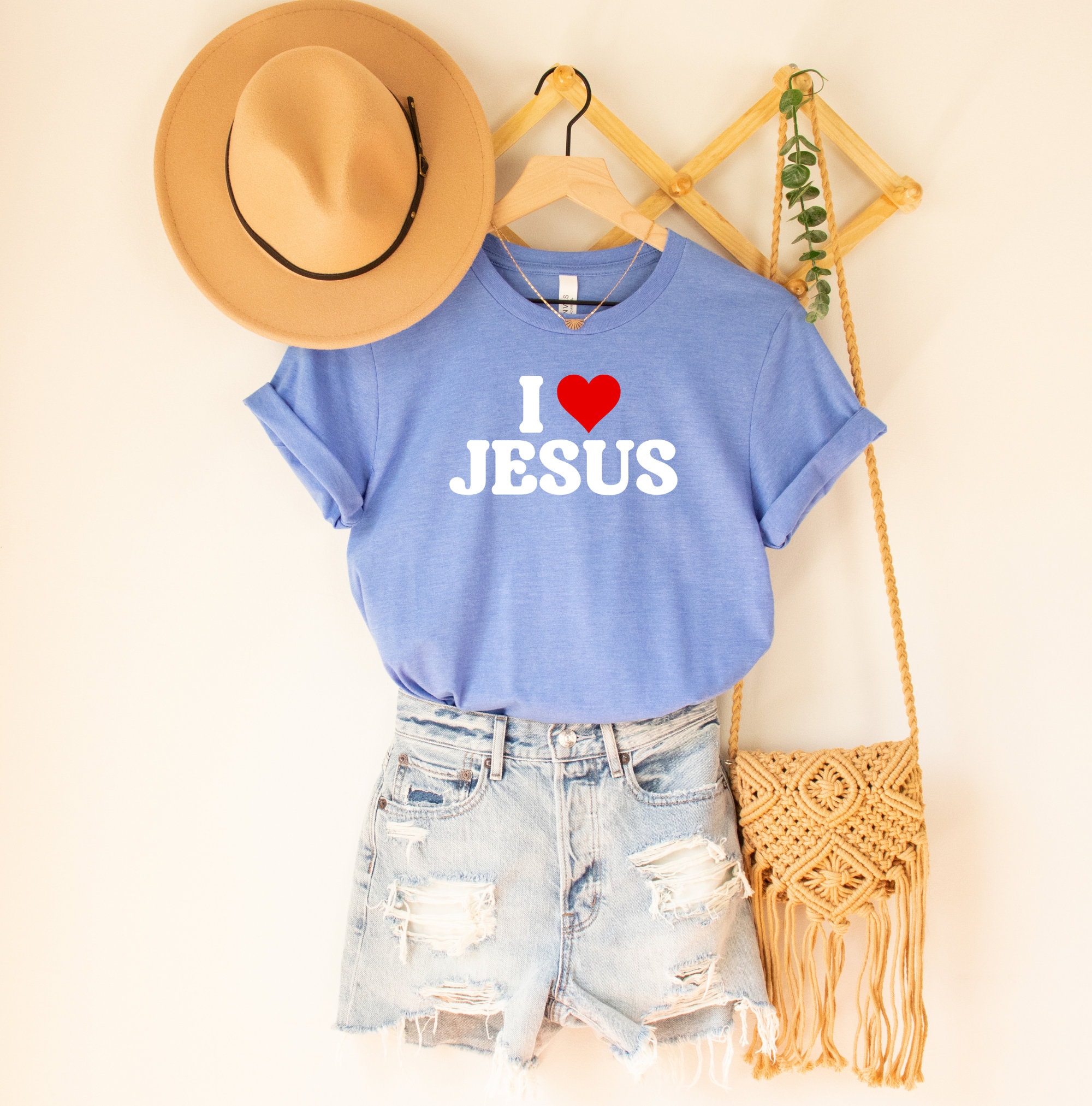 I Love Jesus Shirt Christian Shirt Trendy Christian Tshirt Etsy