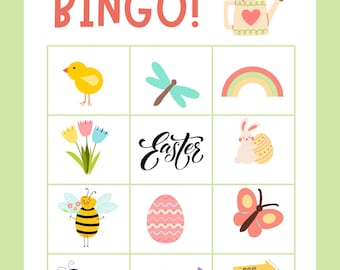 Kids Easter Bingo Activity!