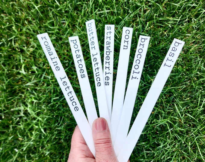 Custom Garden Markers, Garden Lover's Gift, Garden Stakes, Plant Markers, Herb Markers, Vegetable Markers, Father's Day Gift