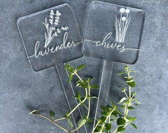 Herb and Vegetable Garden Stakes, Herb Plant Markers, Garden Labels, Herb and Vegetable Garden Markers, Garden Labels, Gift For Gardeners