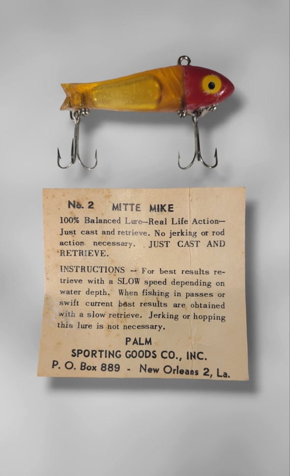 No 2 Mitte Mike pre 1960 vintage Lure No 2 Mitte Mike pre 1960 vintage Lure