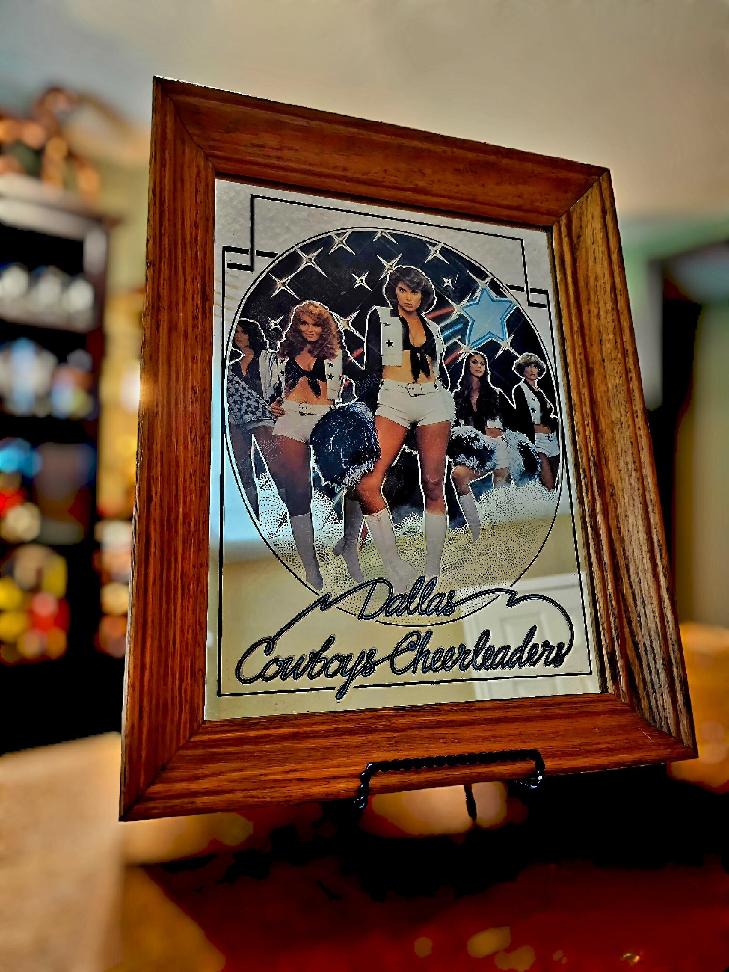 Rare 1970's NFL Dallas Cowboys Cheerleaders Mirror Etsy