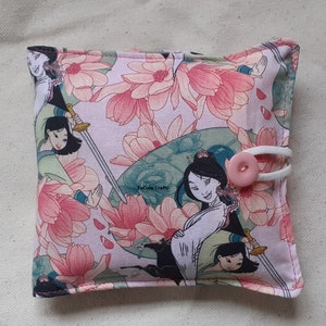 MULAN Sanitary Pad Holder, Period Pad Case, Sanitary Towel and Tampons Pouch, Period Wallet