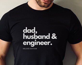 Engineer T-Shirt, Engineer Shirt, Engineer Gift, Engineering Gift, Engineer Gift for Husband, Gift for Engineer, Engineer Gift for Dad